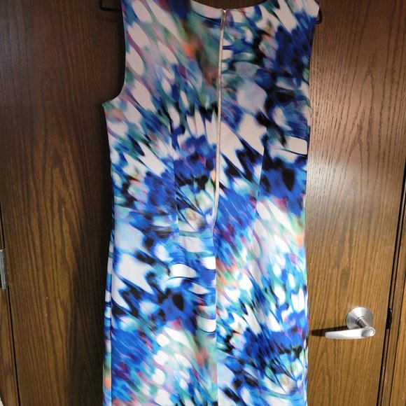 Calvin Klein 2XL Scuba Print Dress - Missing Size and Label Tag - Picture 4 of 11